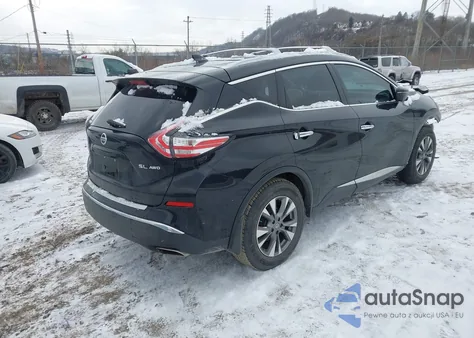 2017 Nissan Murano Sl z USA, uszkodzony, nr VIN 5N1AZ2MH1HN101306